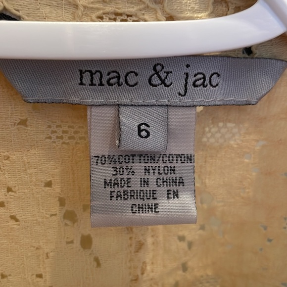 Mac & Jac Pale Yellow Lace Blazer - Picture 4 of 7